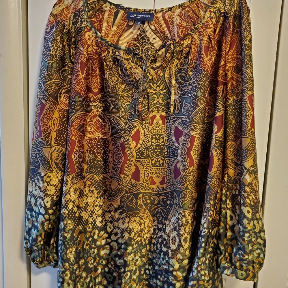 Jones New York silk blouse